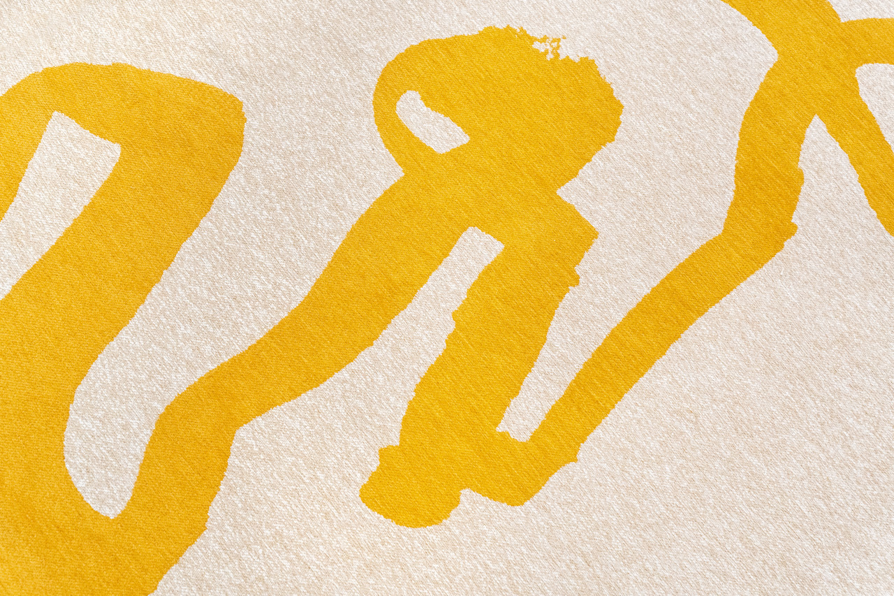 Ribonn Pure Yellow Rug