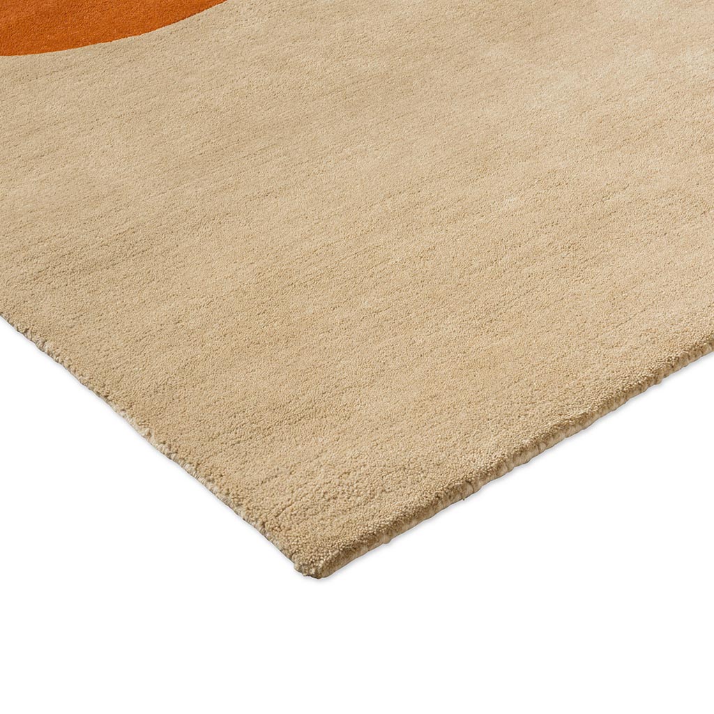 Flower Placement Pumpkin/Ecru 158203 Rug