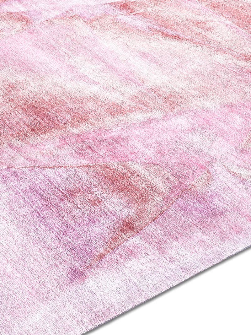 Pink Hand-Knotted Rug