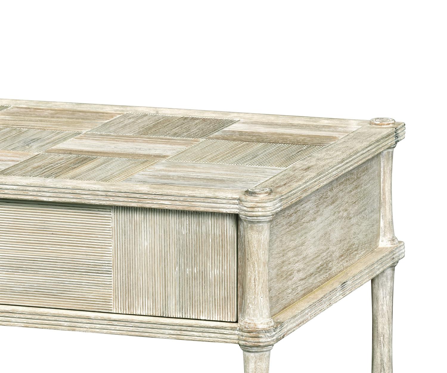Bywater Side Table with Drawer Washed Acacia