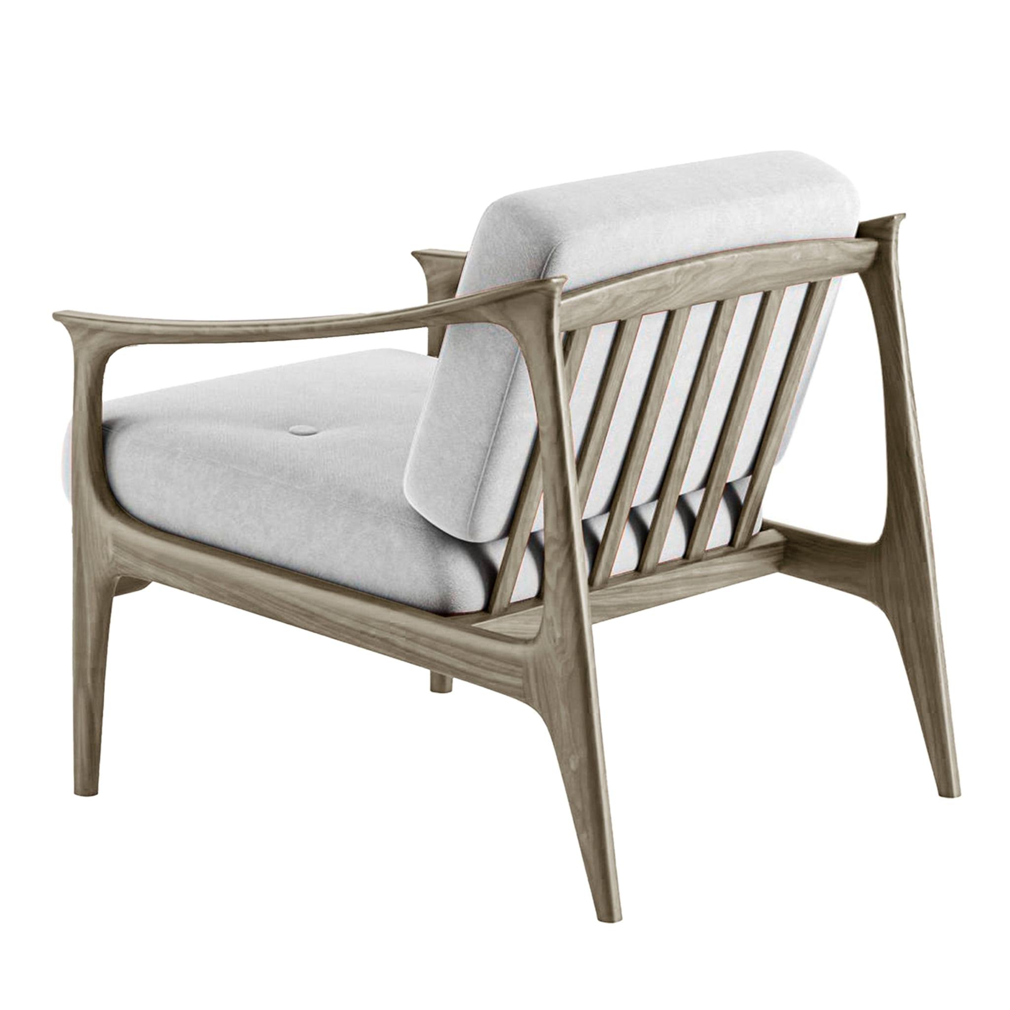 Quiete Grey Walnut Sophisticated Armchair