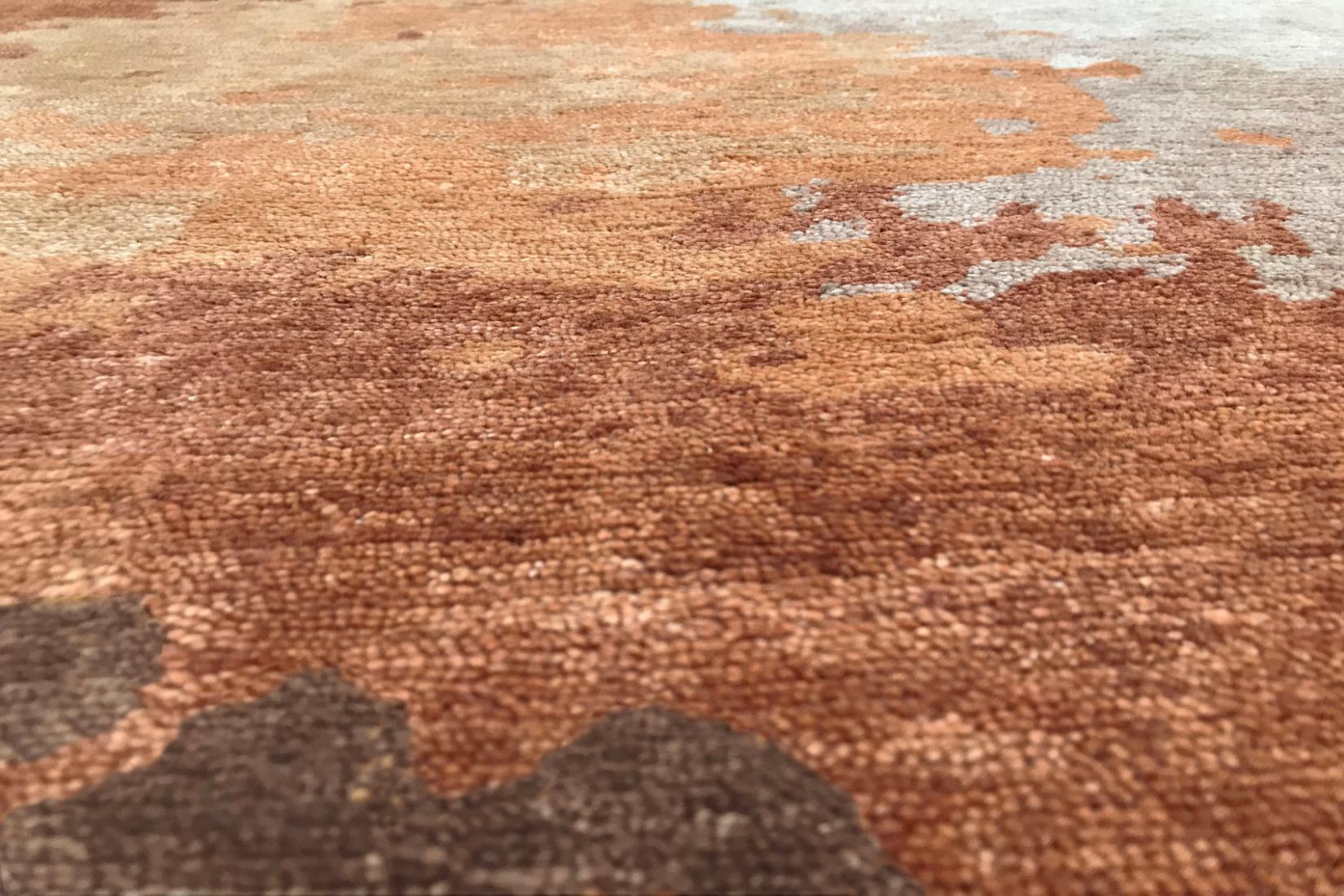 Granitee Tawny Leather Rug