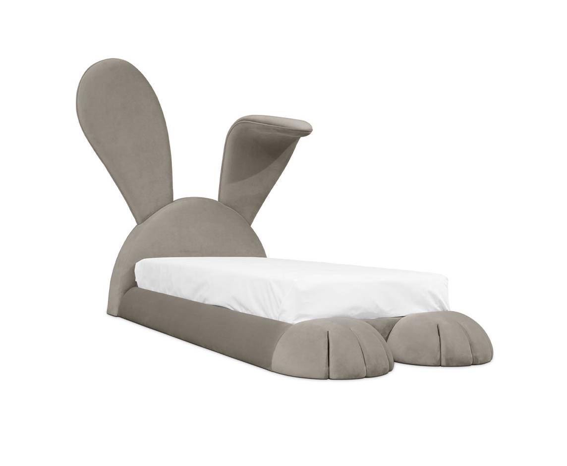 Cozy Rabbit Grey Bed
