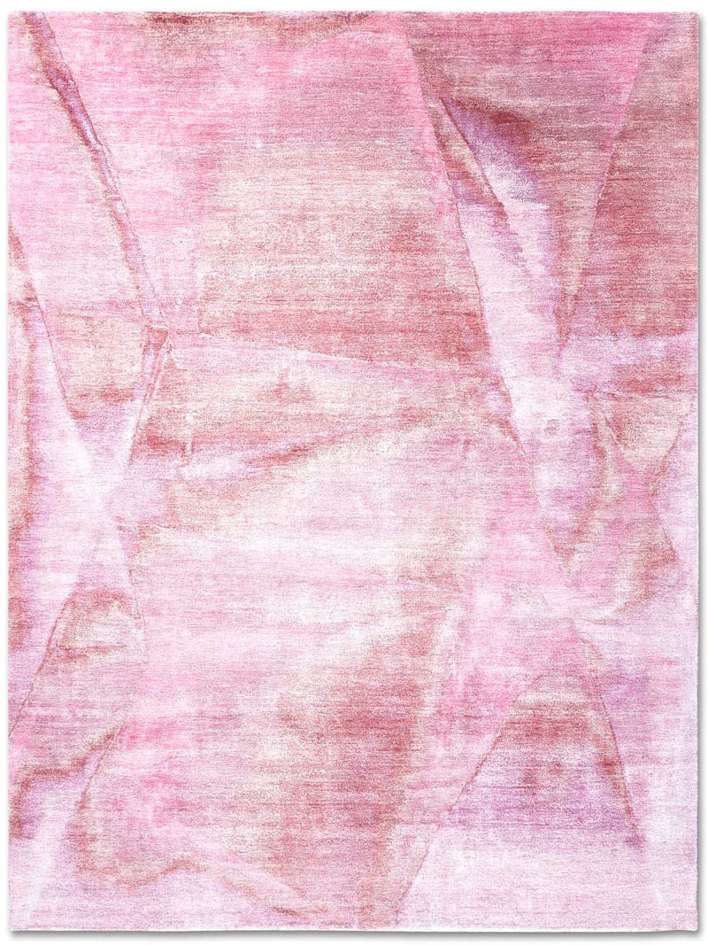 Pink Hand-Knotted Rug