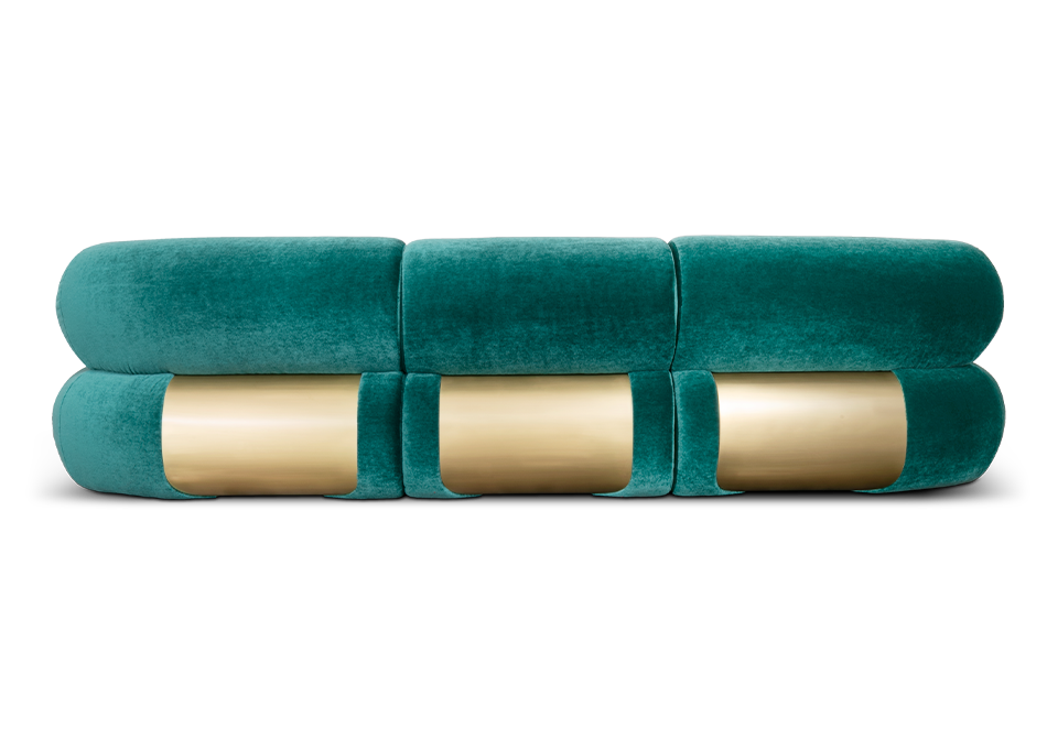 Kingsley Green Sofa