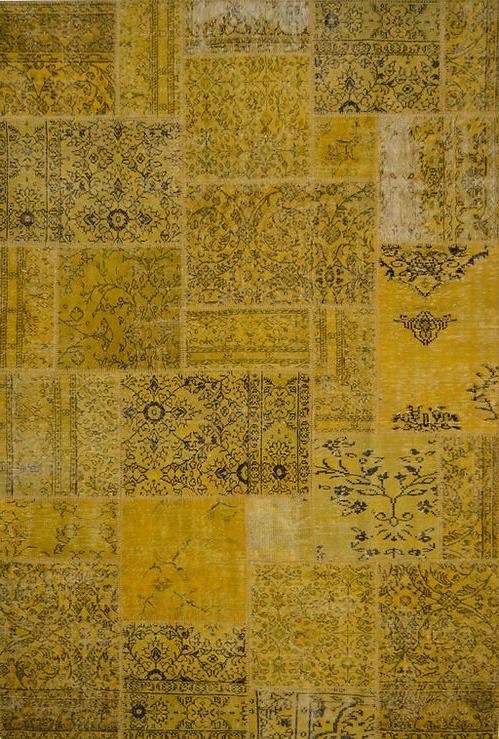 Yellow Patchwork Rug