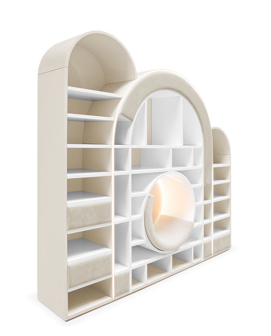 Sugar Rush Beige Children's Bookcase