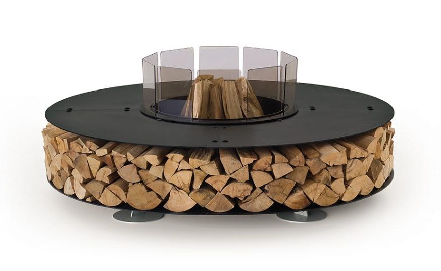 Zero Steel Black Fire Pit