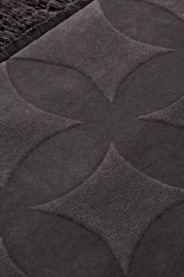 Slate Gray Hand-Tufted Rug