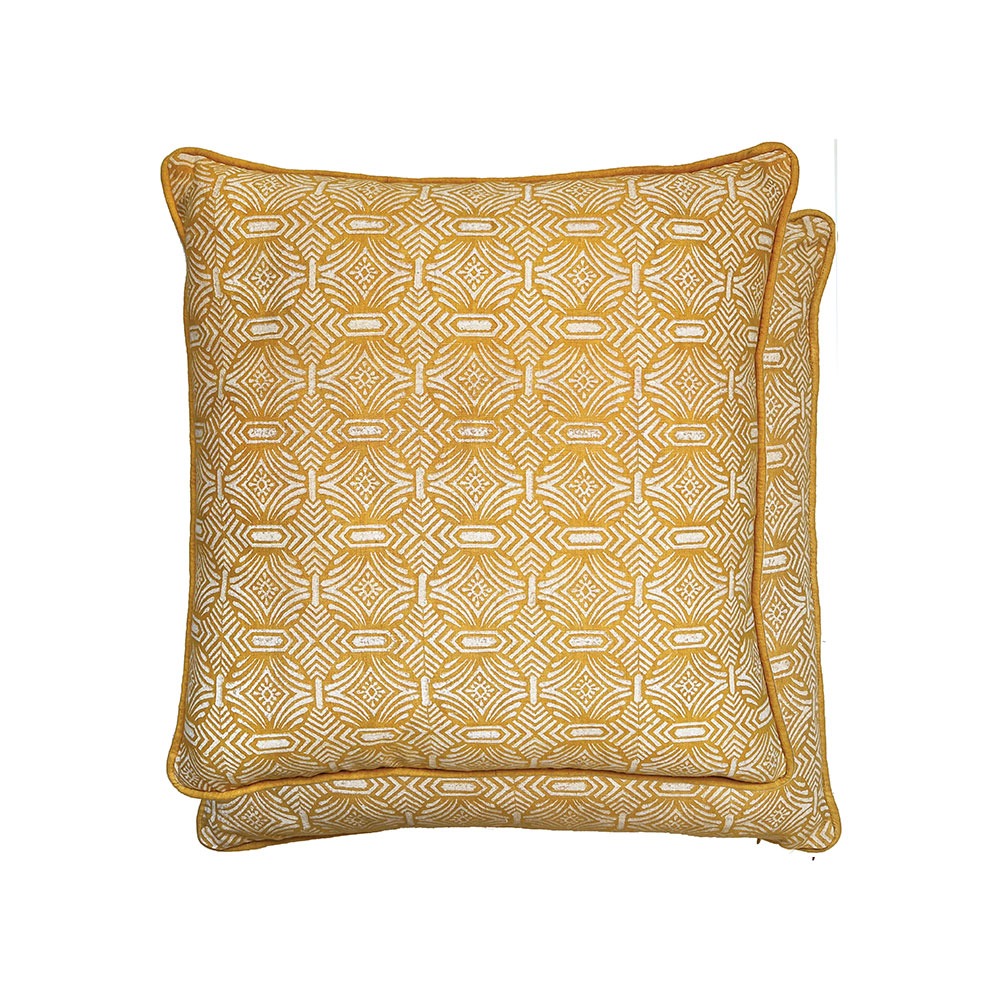 Pali Ochre 50 × 50 Cushion