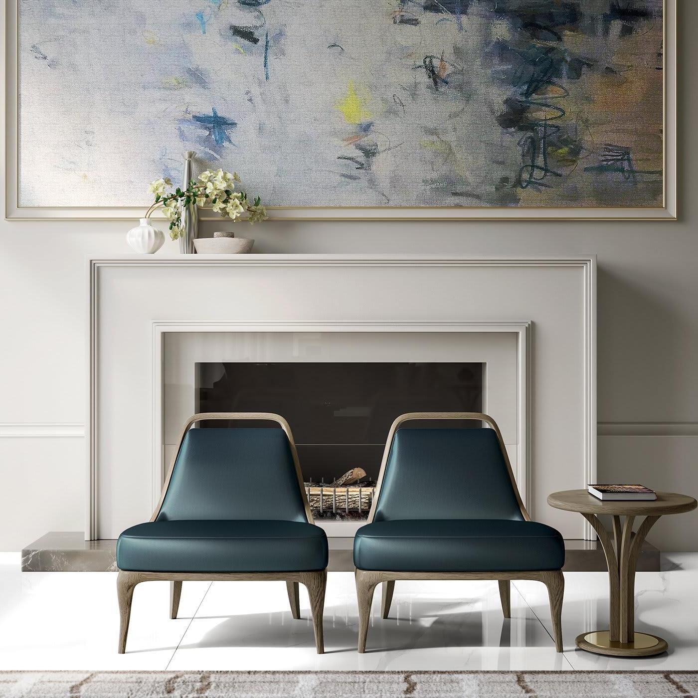 Velvet Green Luxe Armchair