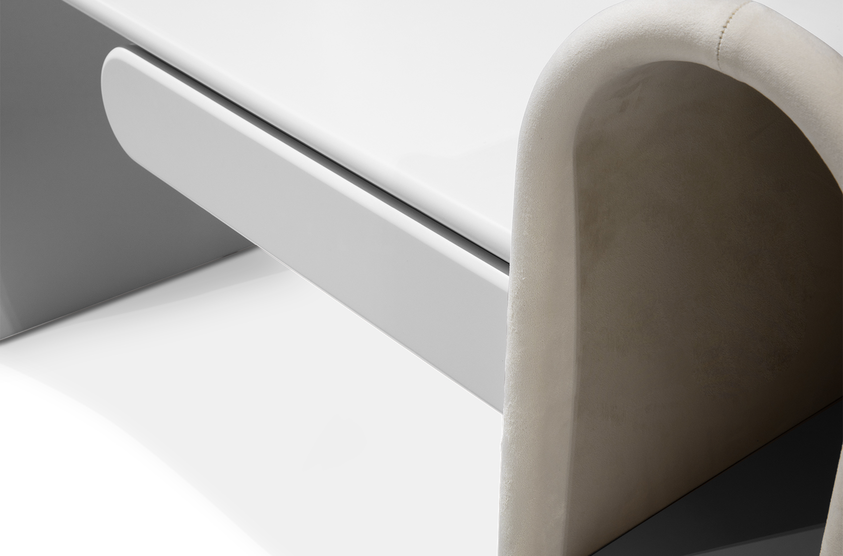 Candy Pop White Vanity Table