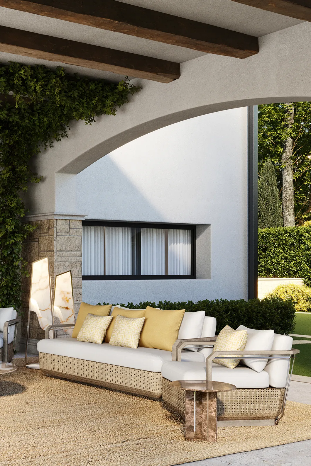 Majestic Aura II Outdoor Floor Lamp - 2