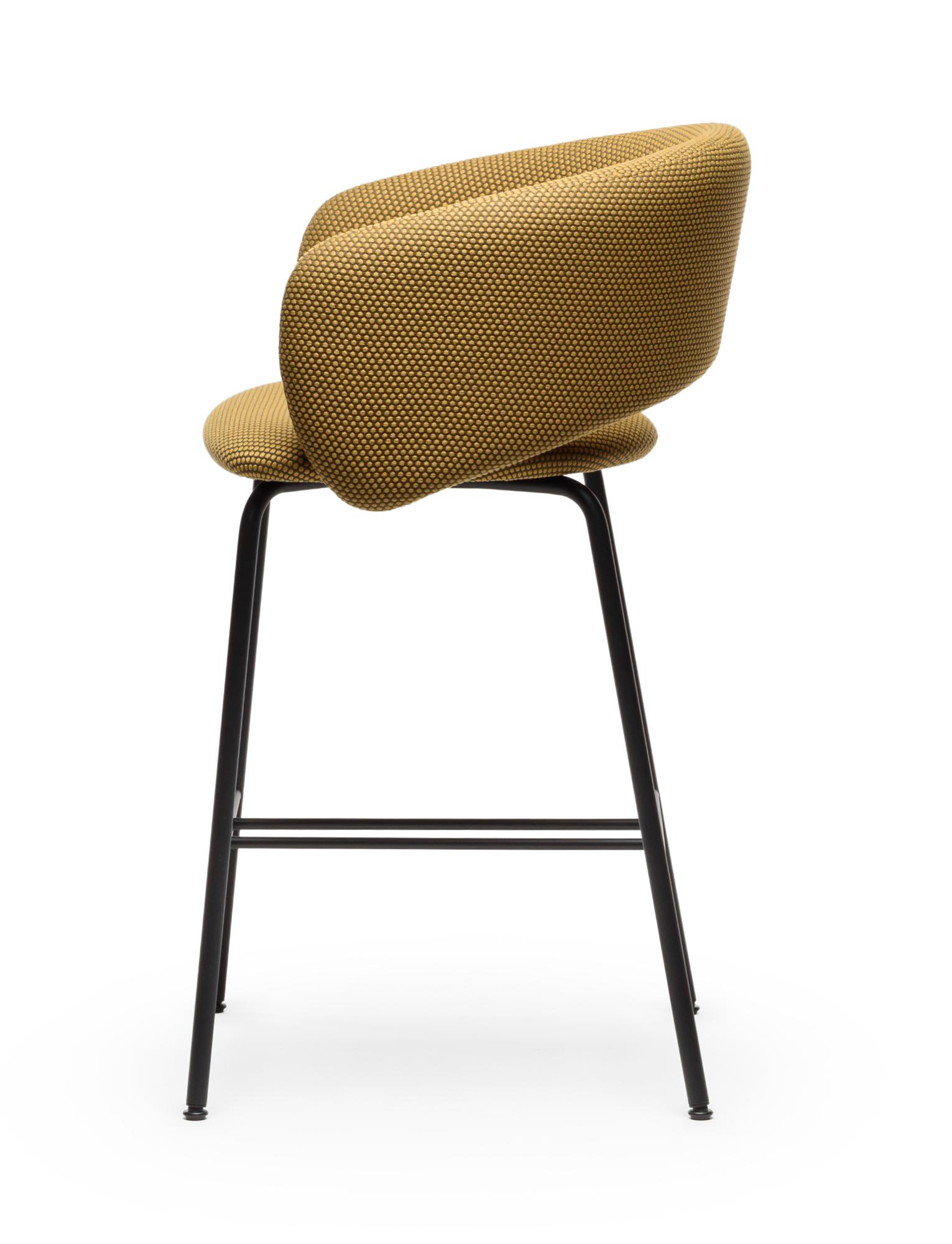 Bel Yellow Bar Stool