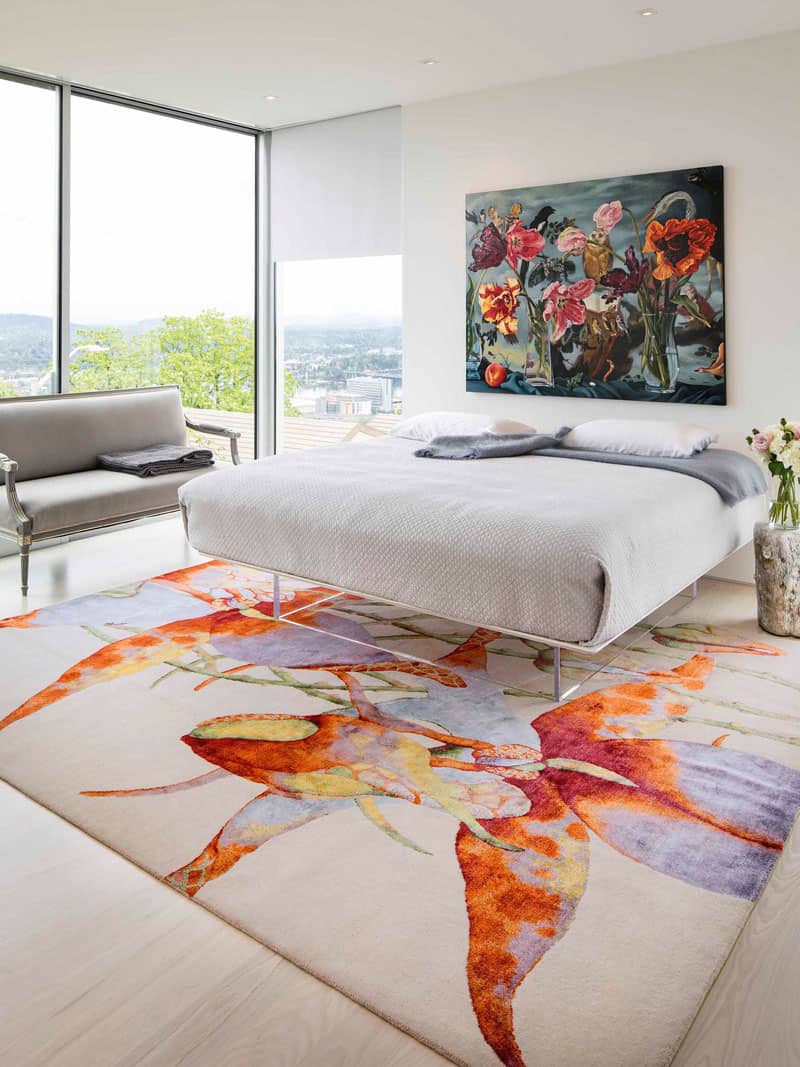 Orchid Hand-Knotted Rug