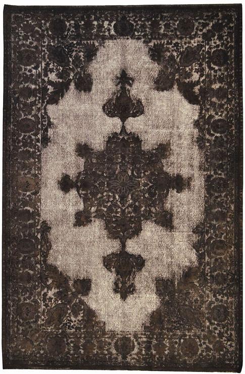 Dark Brown Vintage Rug