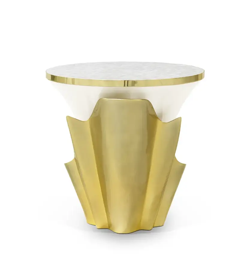 Solstice Mother Of Pearl Side Table