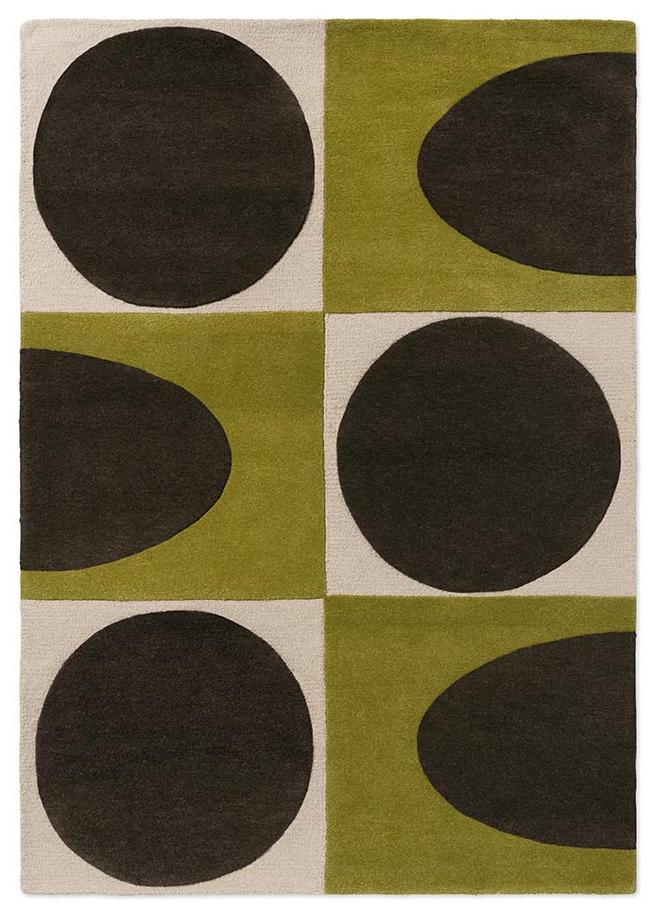 Spot Square Walnut/Lichen 157907 Rug