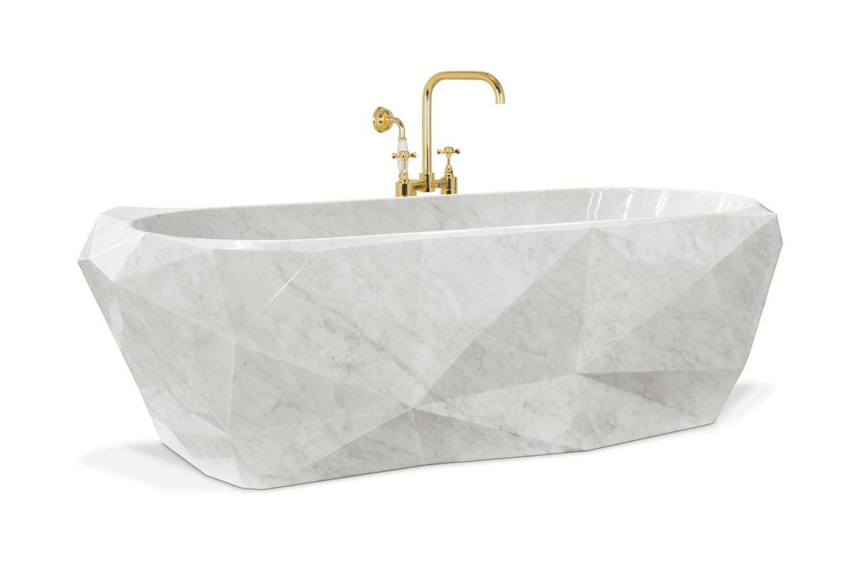 Gemstone Marble Bath