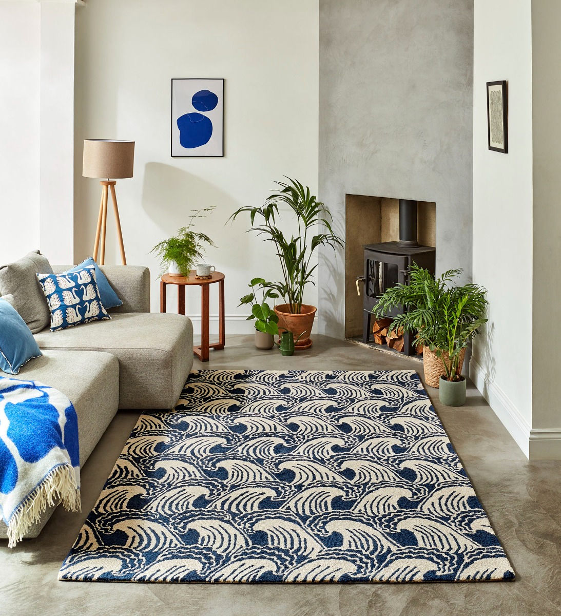 Ride the Wave-Denim 125608 Rug