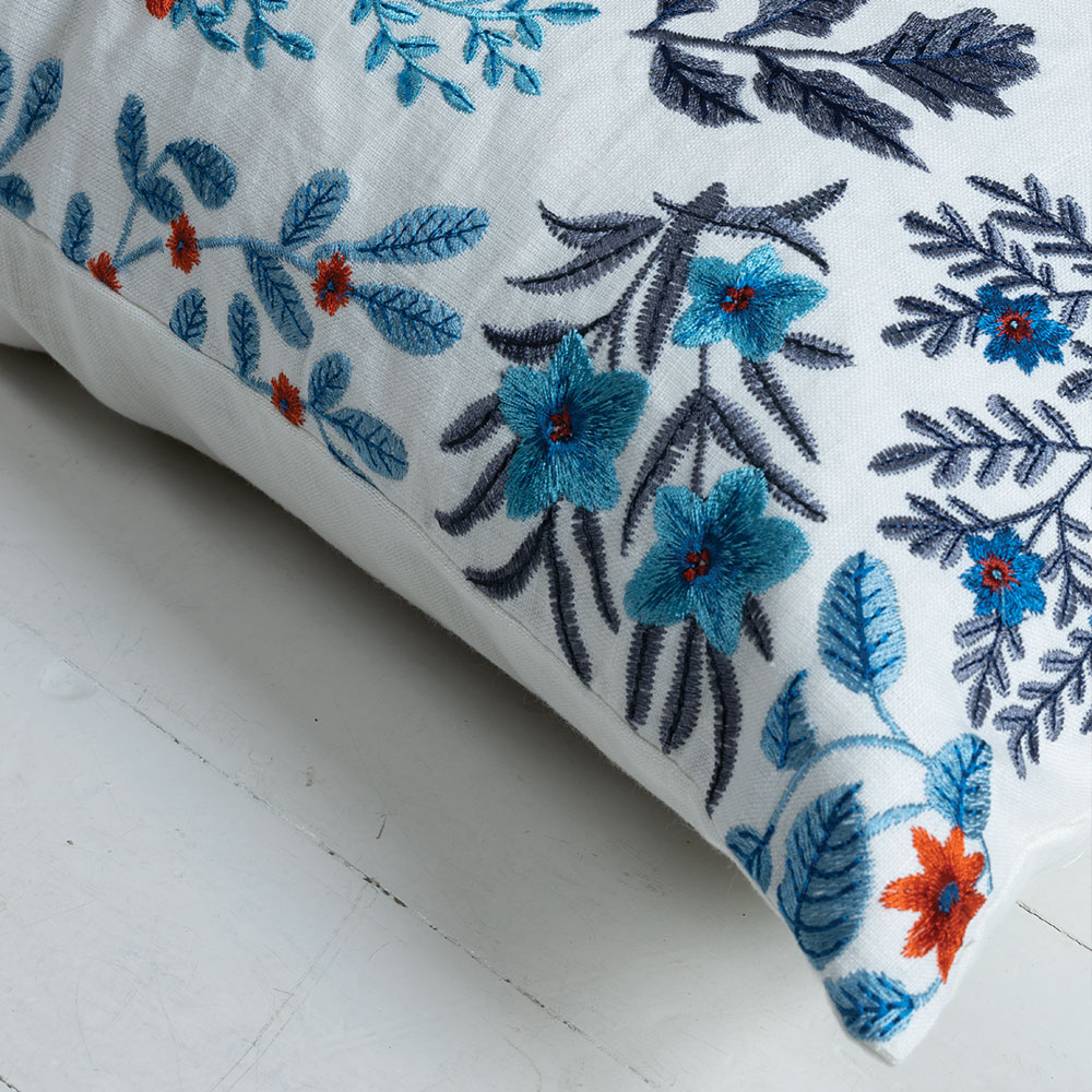 Somerley Indigo 60 × 60cm Cushion
