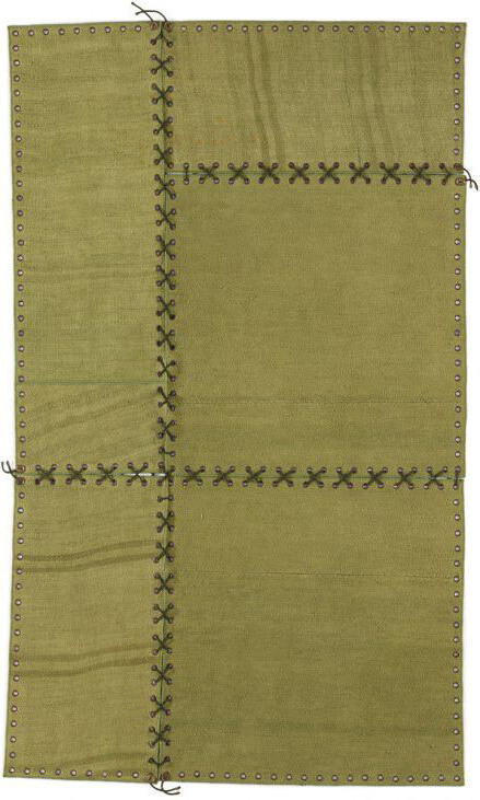Hemp Pistachio Flat Weave Area Rug Pepe Stringhe