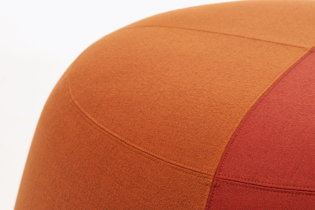 Fuji Pouf | Dimensions: L