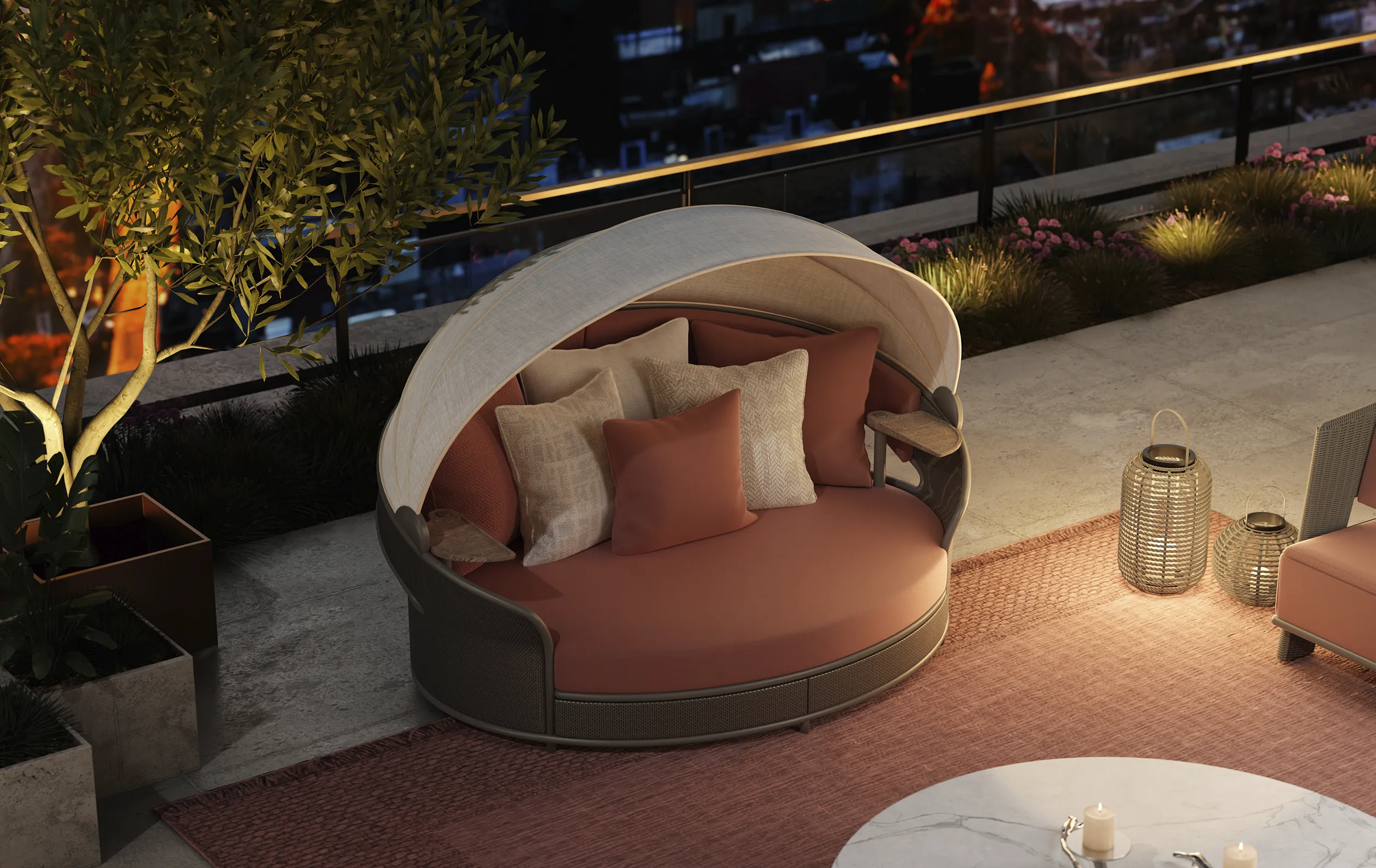 Regent Grey Daybed - 1