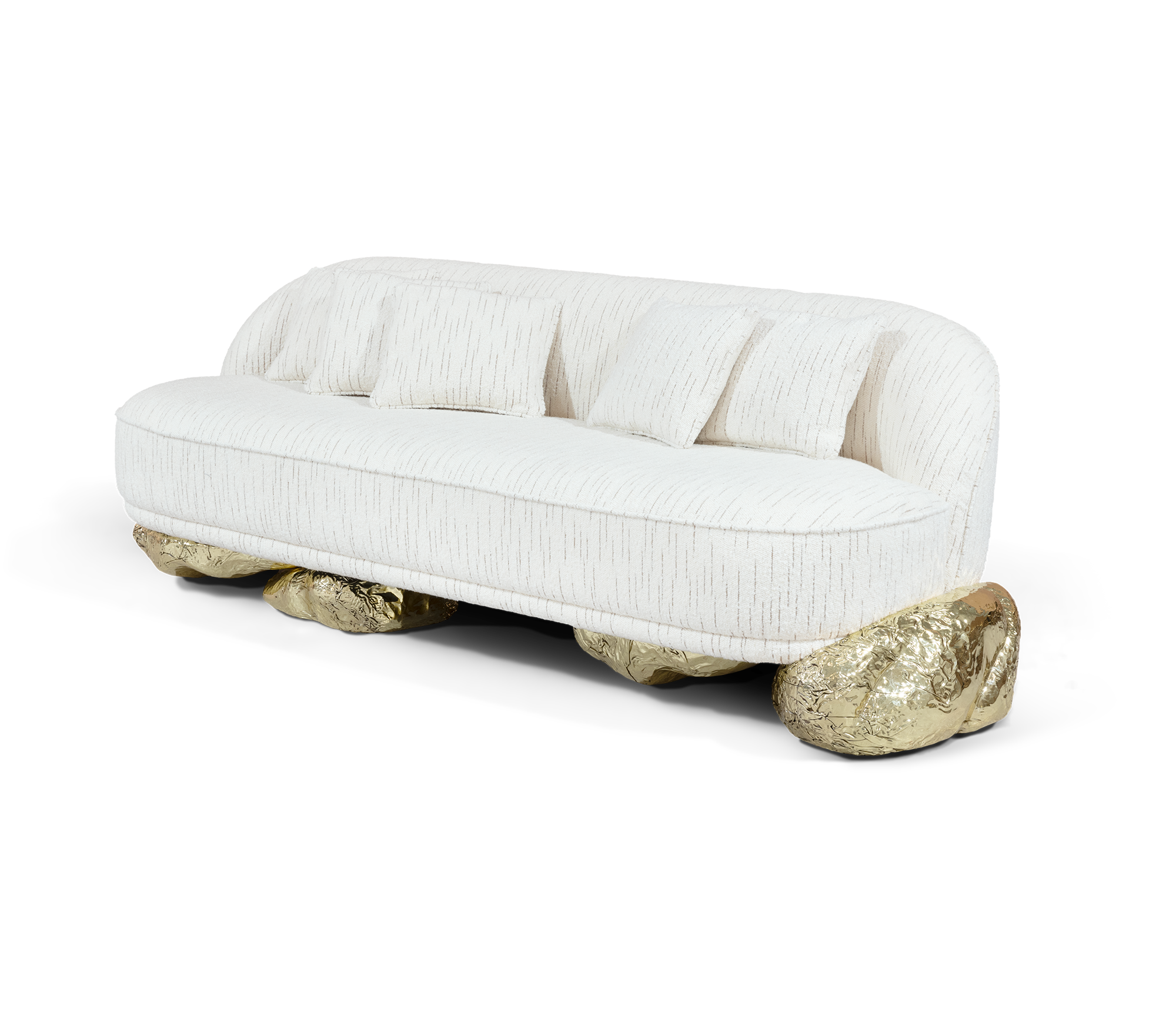 Angora White Luxe Sofa