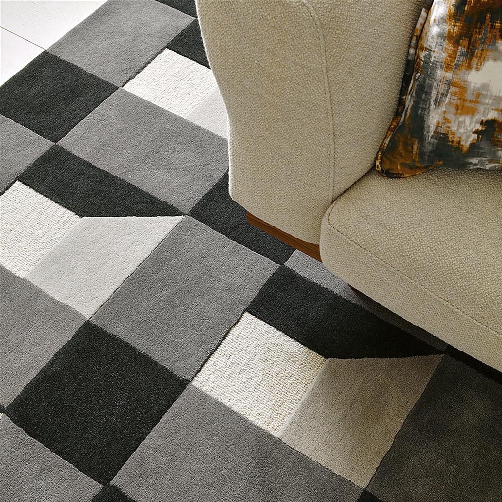 Blocks Slate Rug