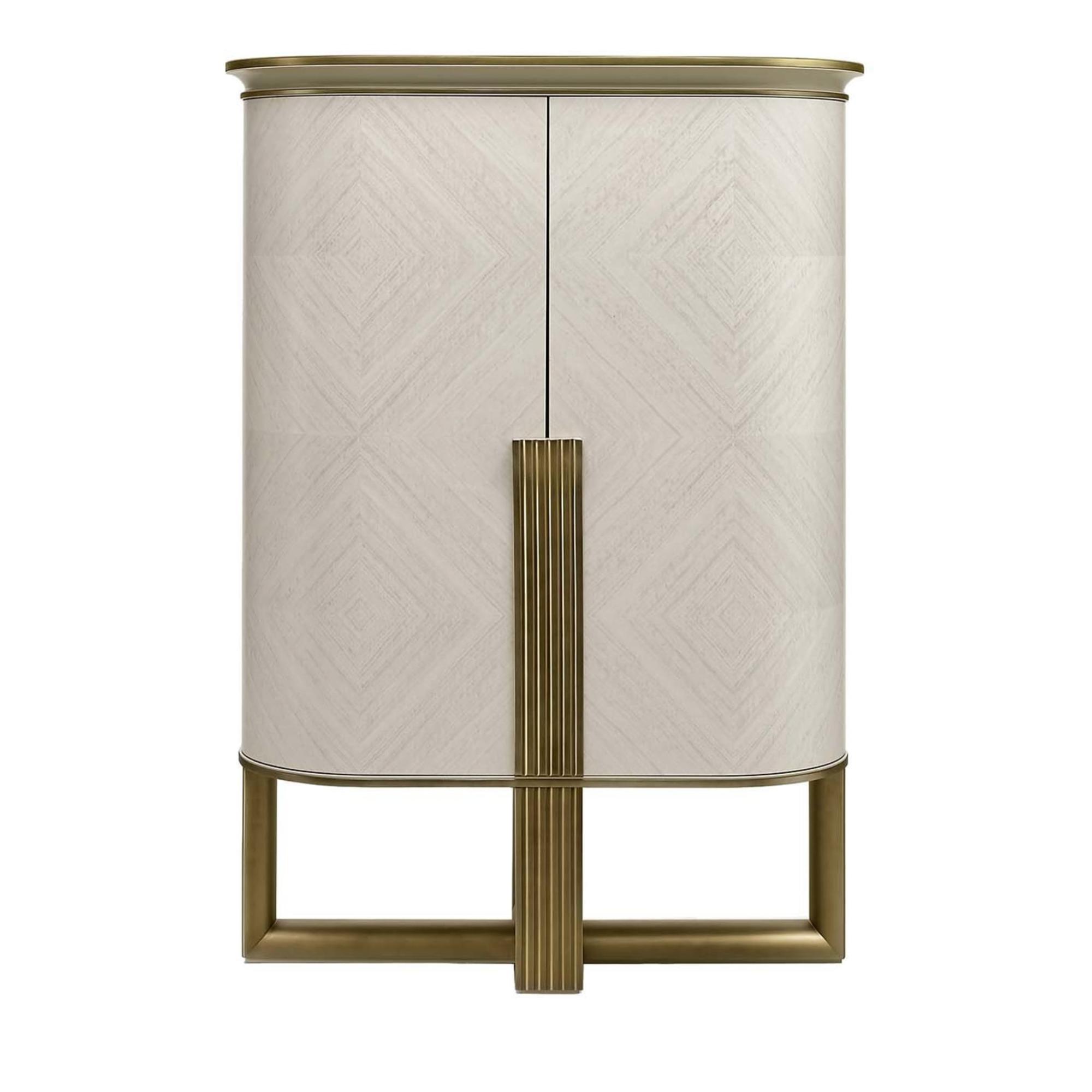 Oliver Gold Luxe Bar Cabinet