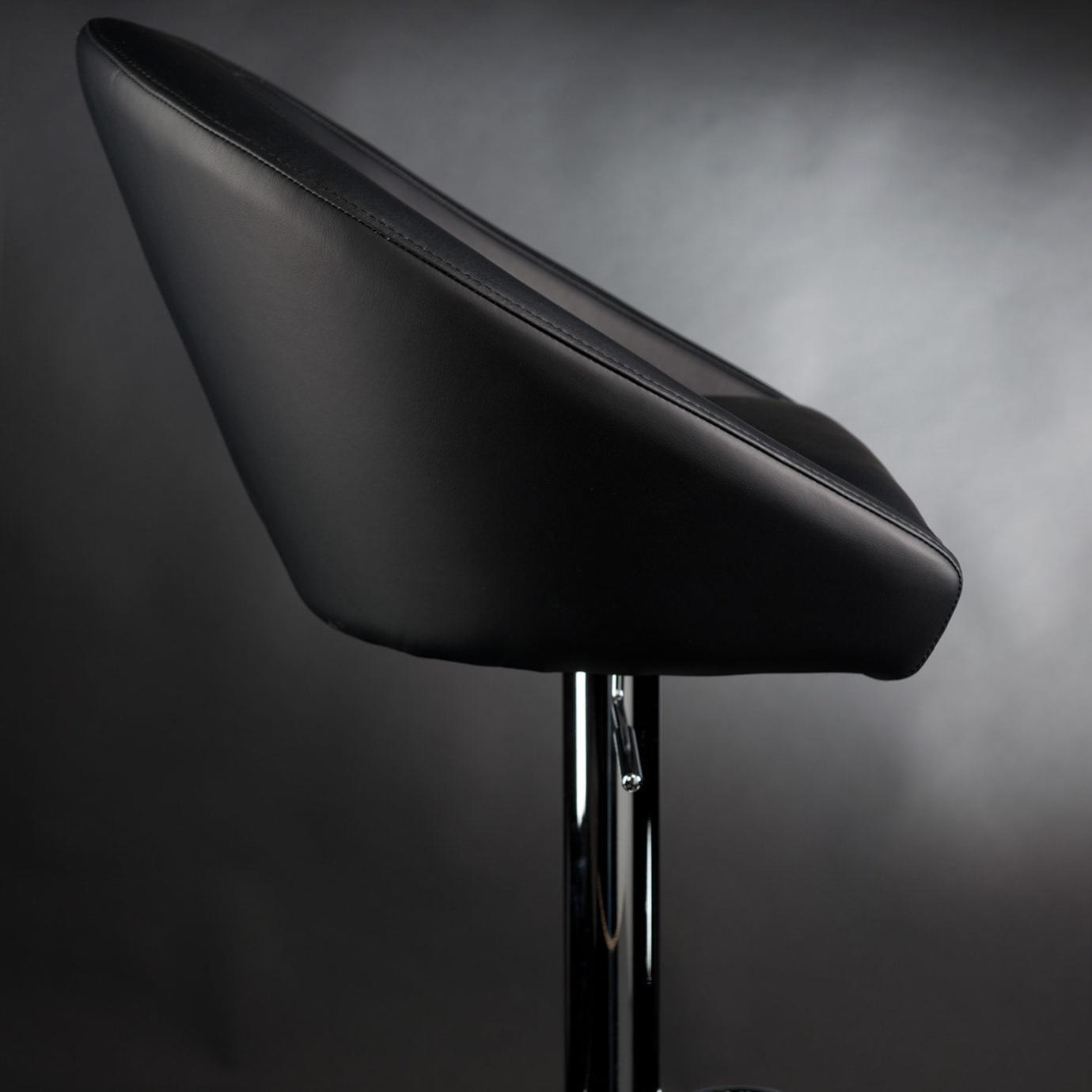 Rusty Black Bar Stool