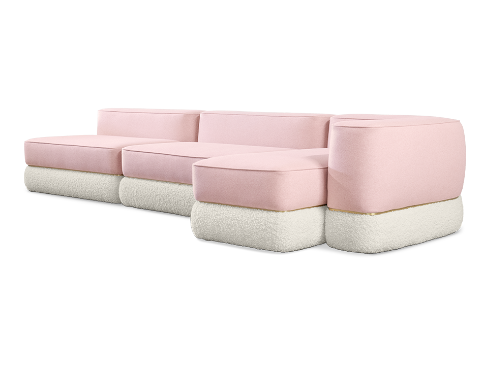Keaton Pink Sofa
