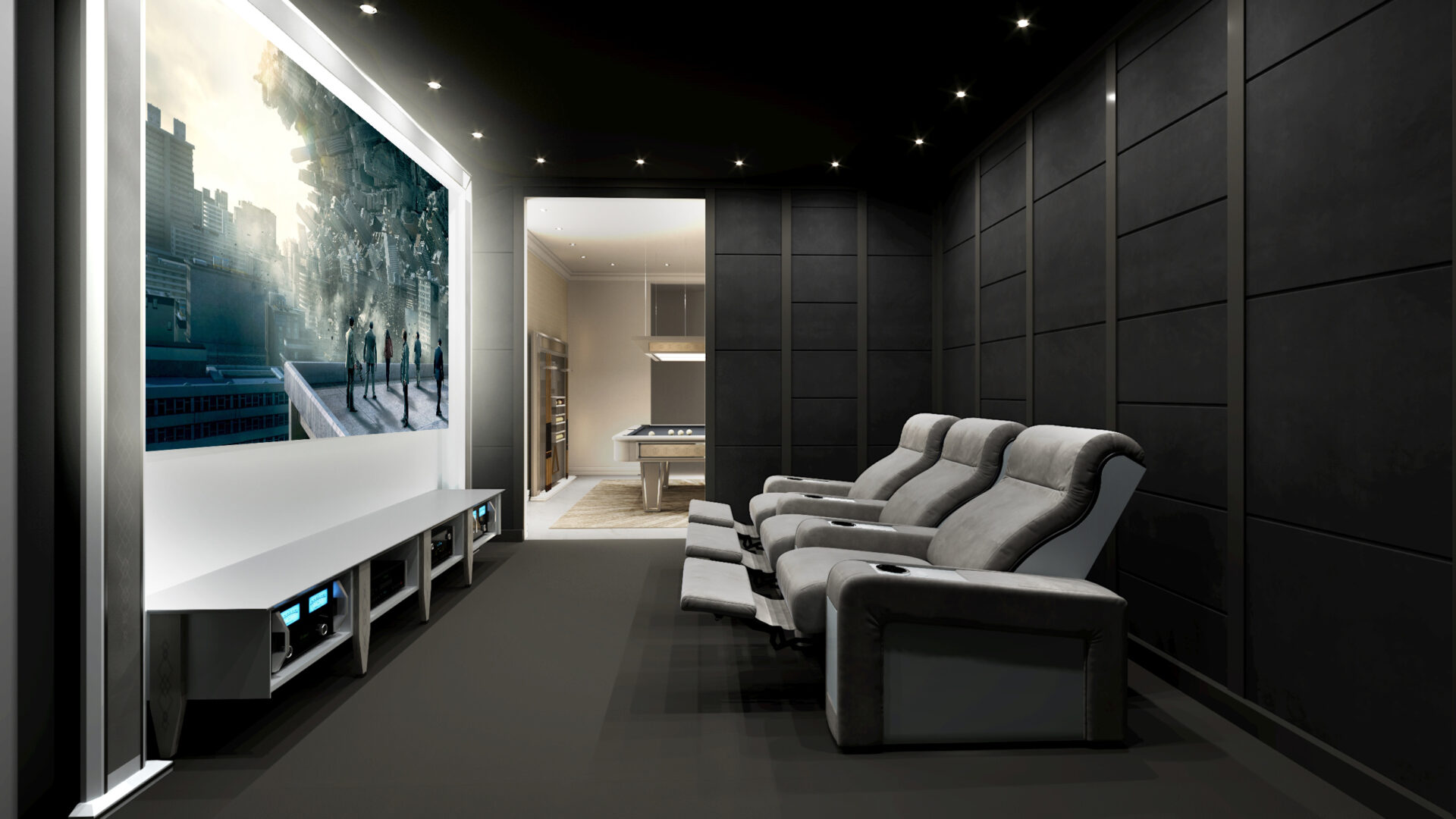 Luxor Home Cinema Lounge Chair - 2