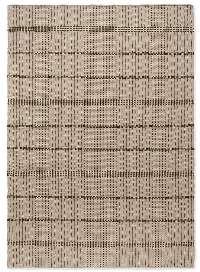 Zona Olive Stitch Outdoor Rug