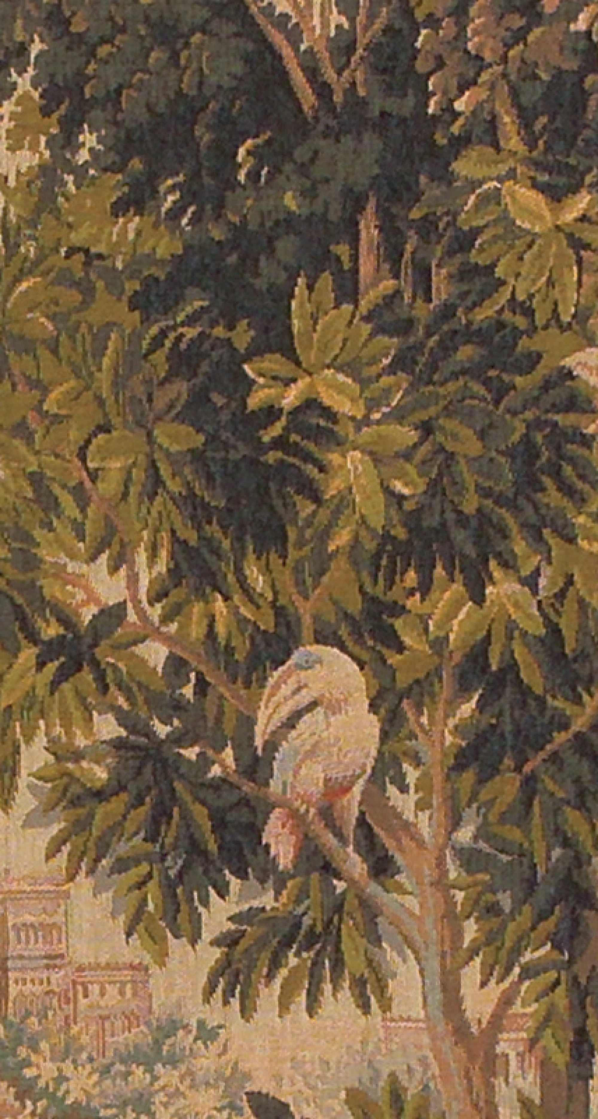 Greenery with Birds Tapestry