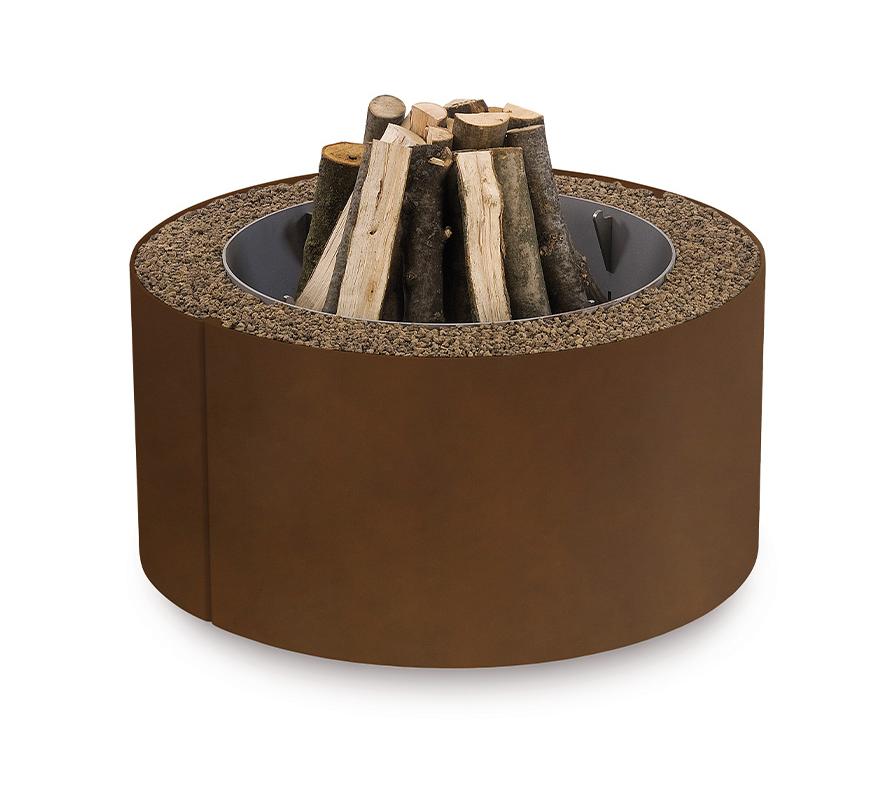 Mangiafuoco Fire Pit | Finishing: Vintage Brown