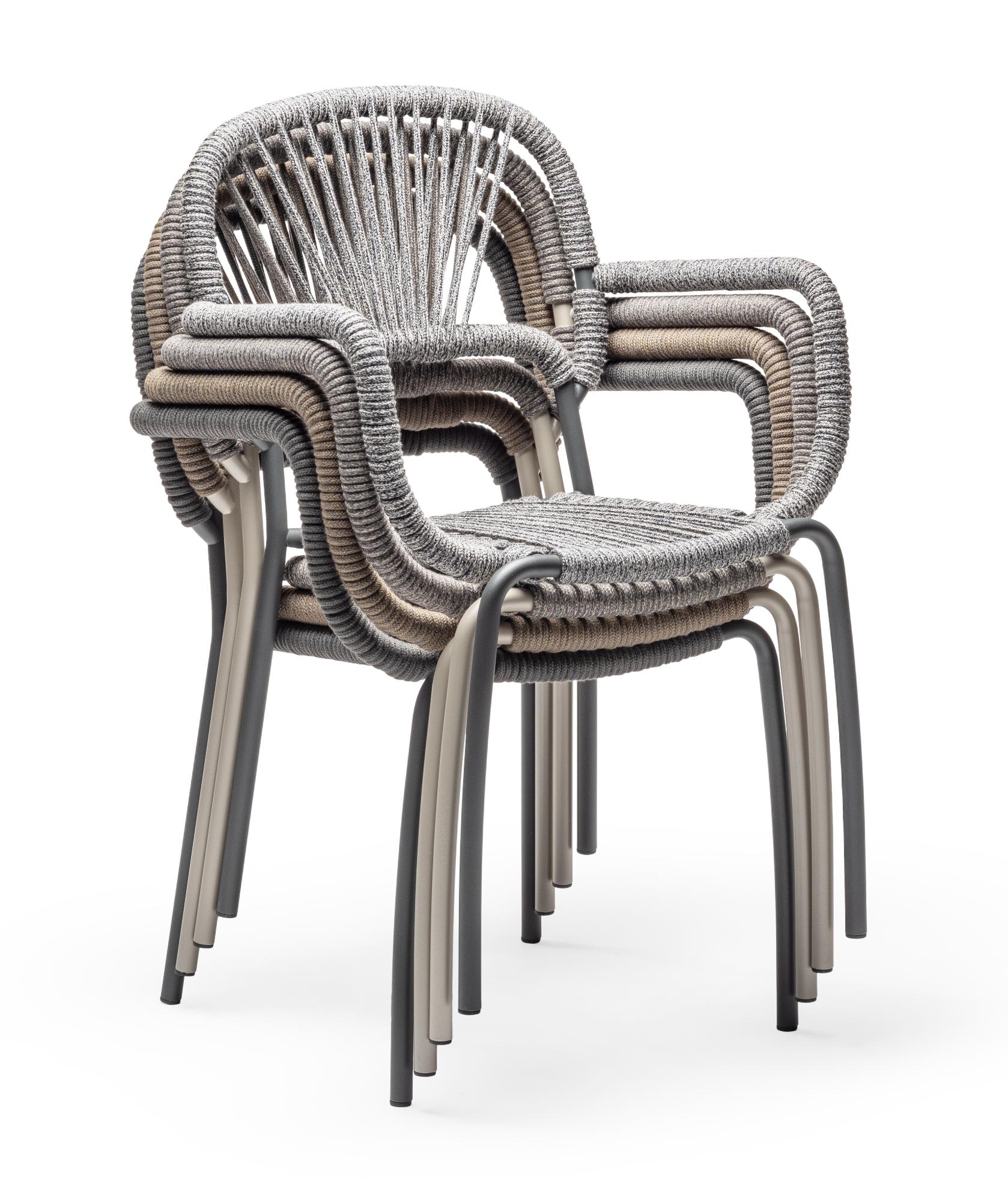 Moyo Sand Outdoor Chair Set of 3