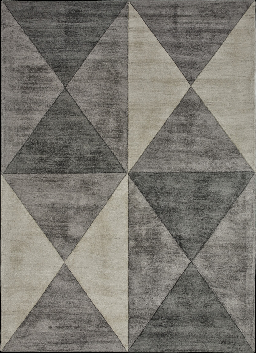 Butterfly Grey Handtufted Rug
