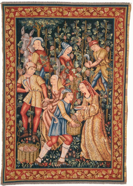 Grape Harvest Tapestry