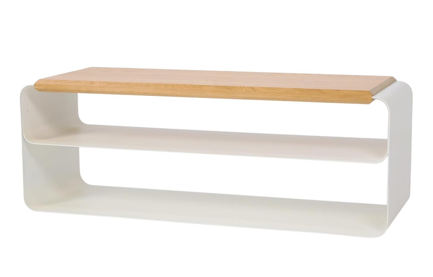 Wood & Steel Frame Bench