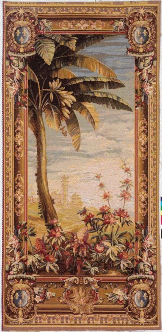 The Pineapple Harvest - Basket Door Tapestry