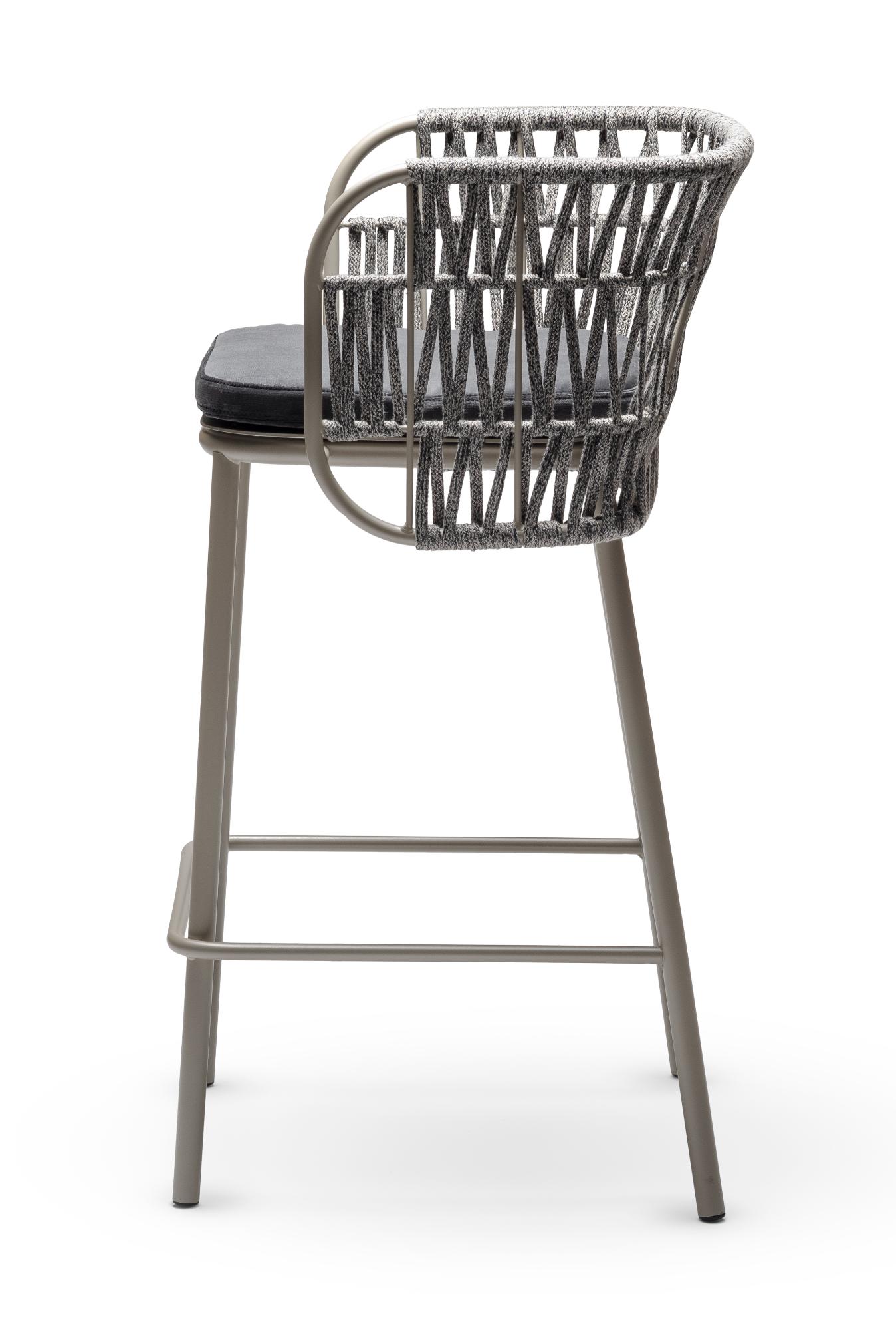 Jujube Black Sand Outdoor Bar Stool