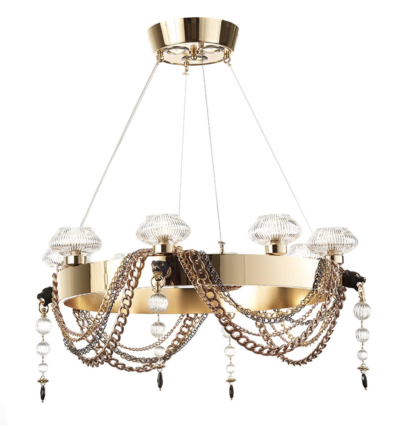 Panther Crystal Chandelier
