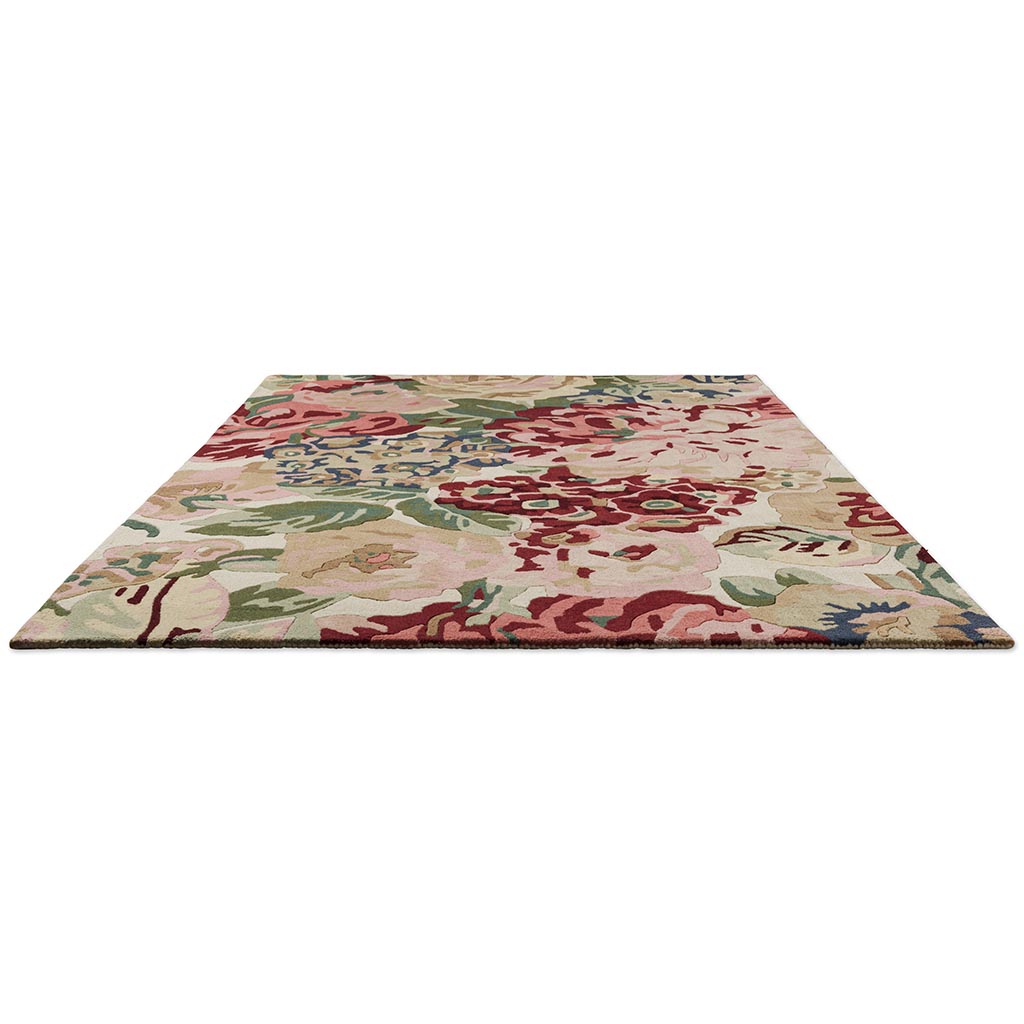 Rose & Peony Red 045000 Rug | Size: 140 × 200 cm