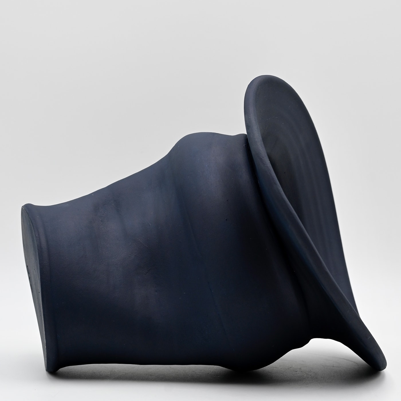 Classic Crafted Blue Vase from Italy