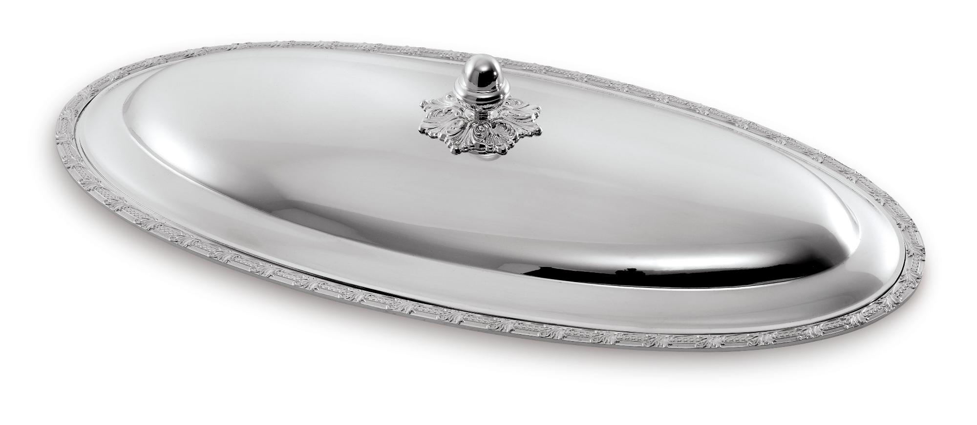 Oval Silver Fish Serving Platter