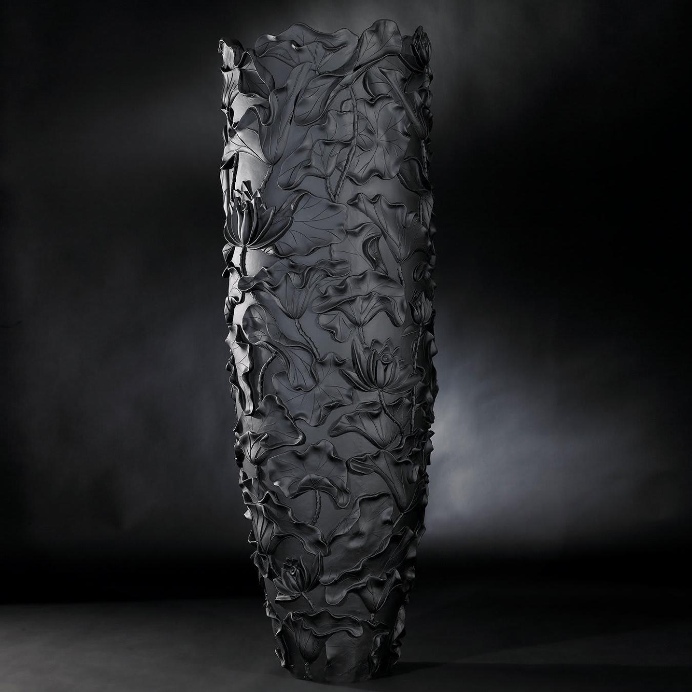 Lotus Obice Large Sculpted Vase
