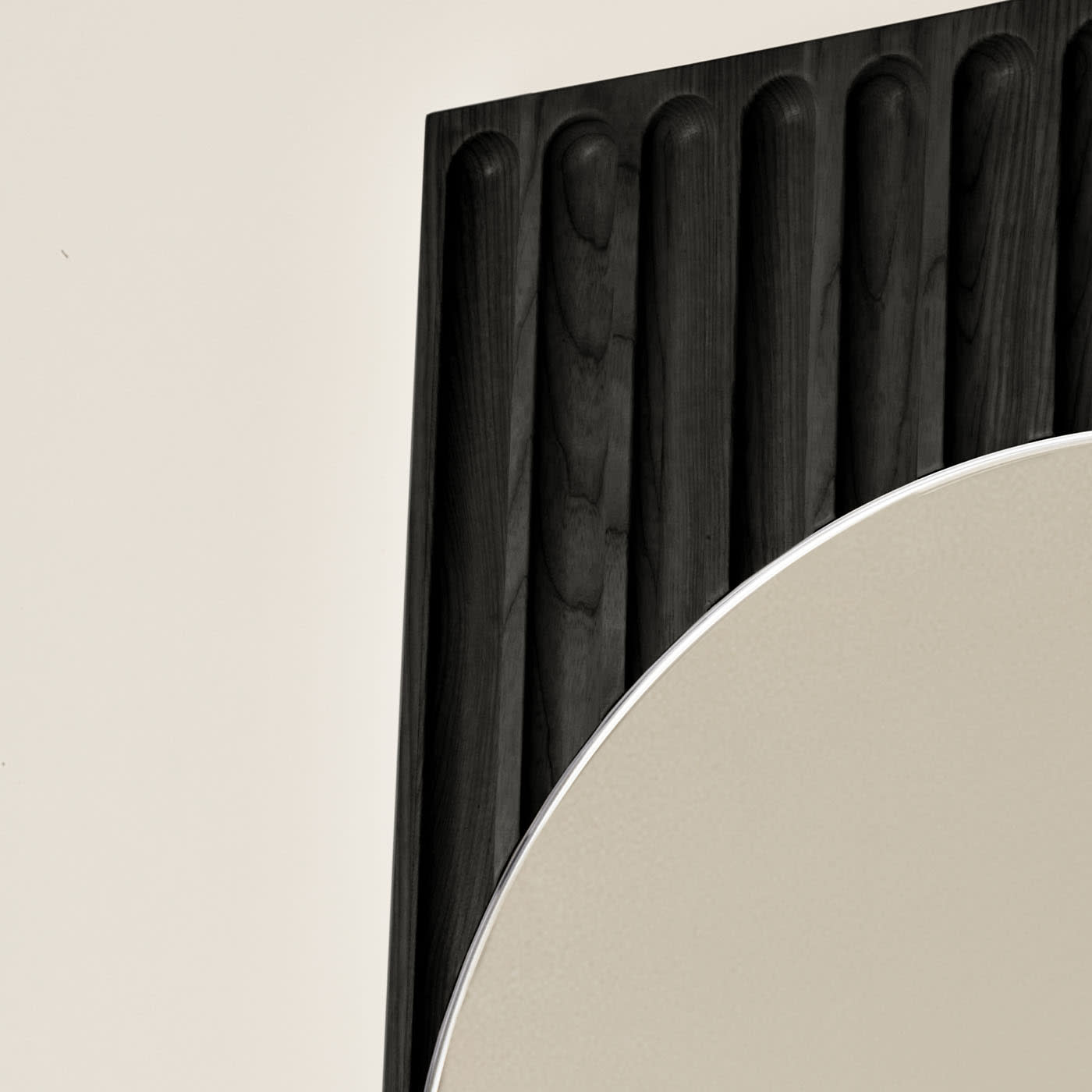 Tutto Sesto Black Italian Floor Mirror