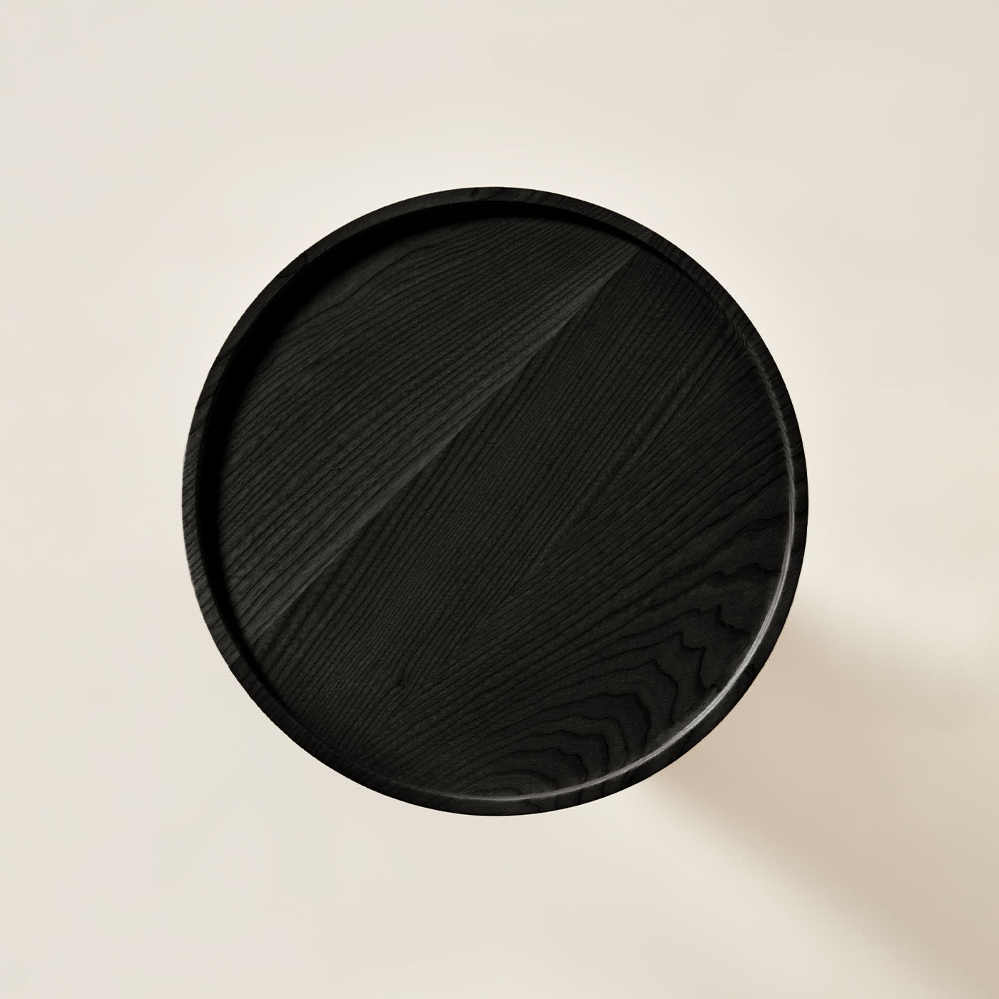 Capitello Luxury Black Side Table Crafted in Italy